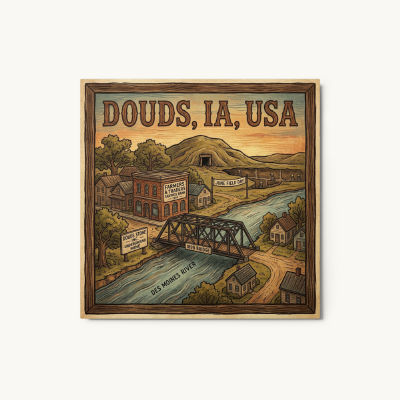 Douds, IA Metal Print