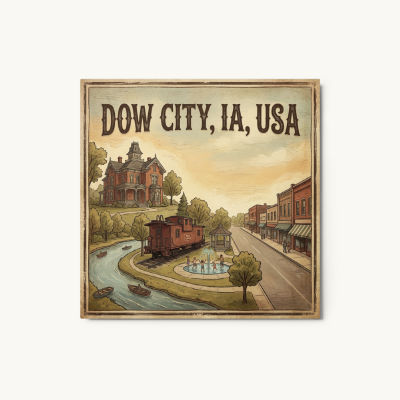 Dow City, IA Metal Print