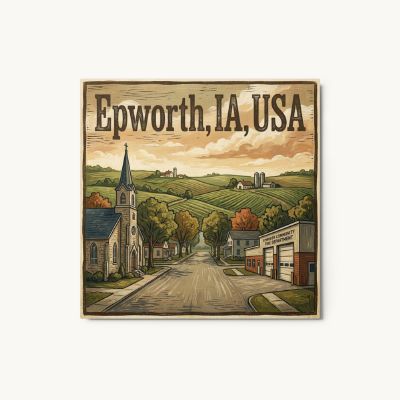 Epworth, IA Metal Print