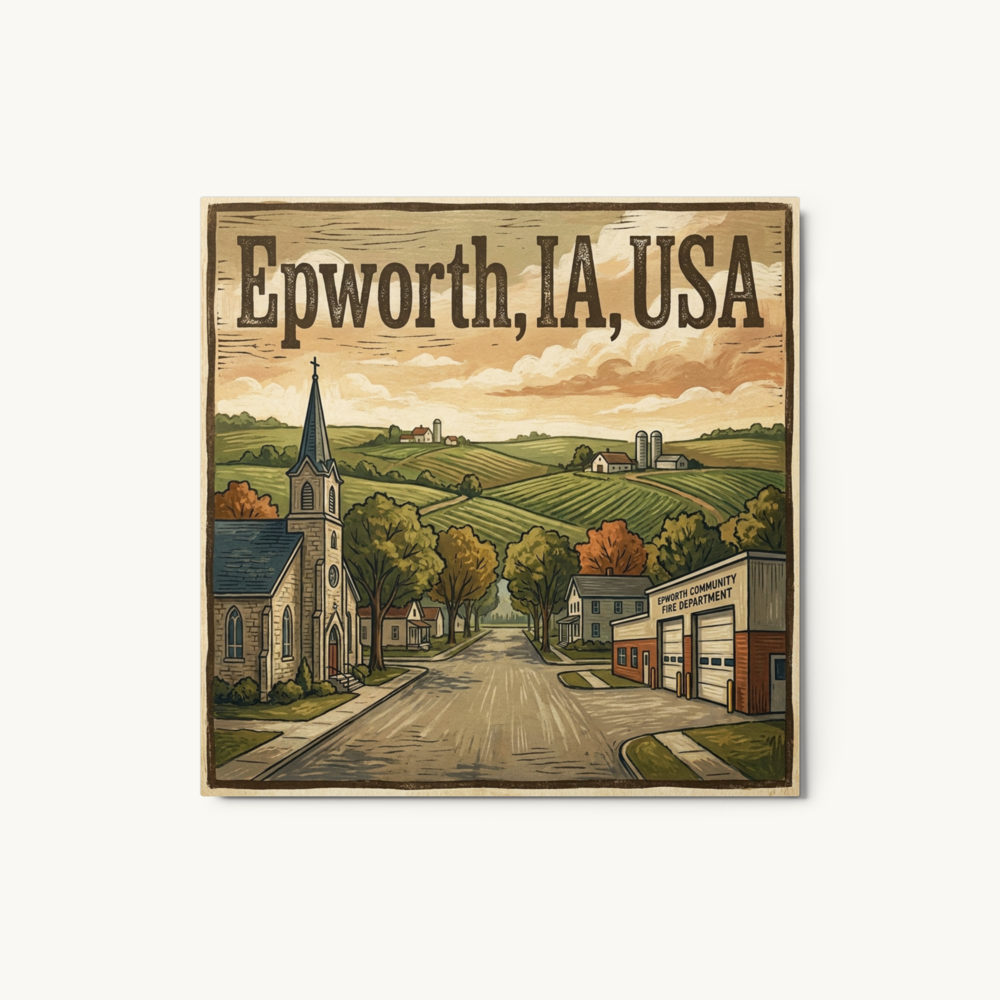 Epworth, IA Metal Print