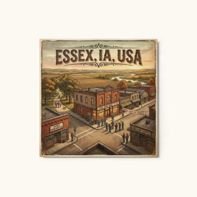 Essex, IA Metal Print