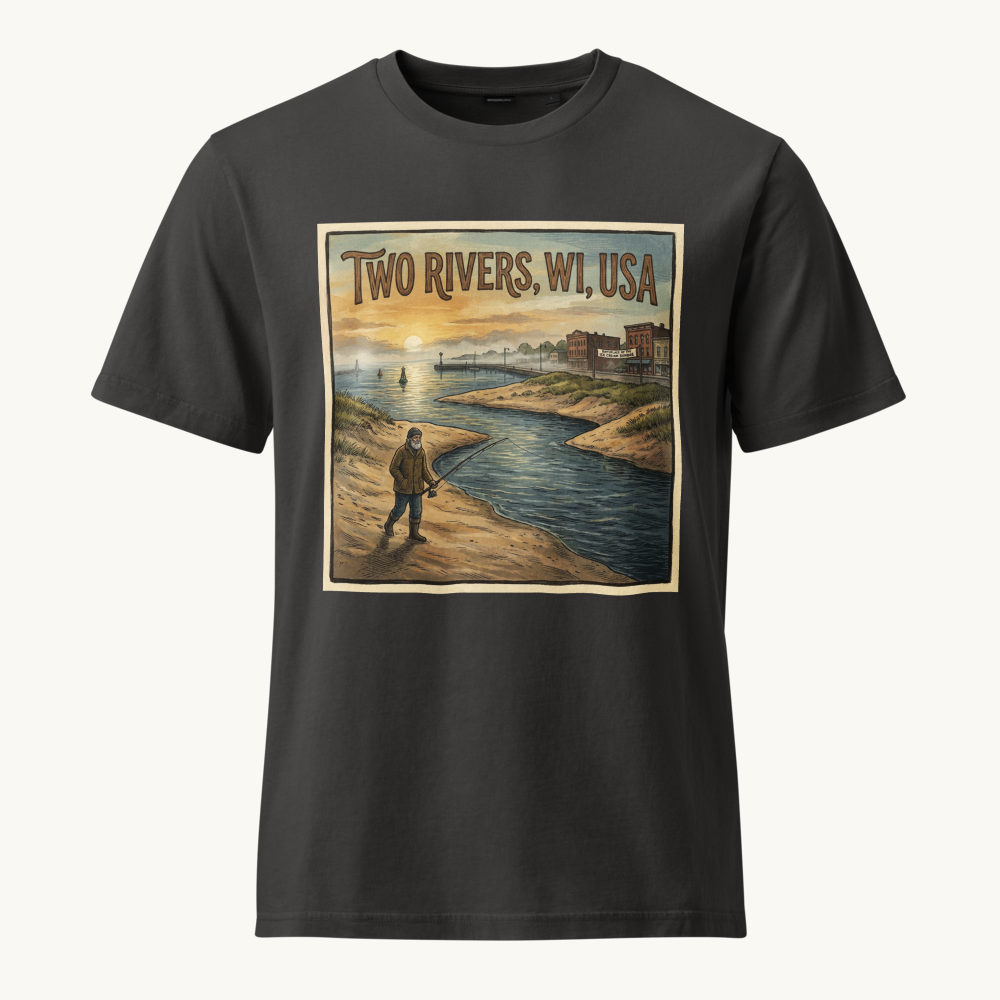 Two Rivers, WI Vintage Tee